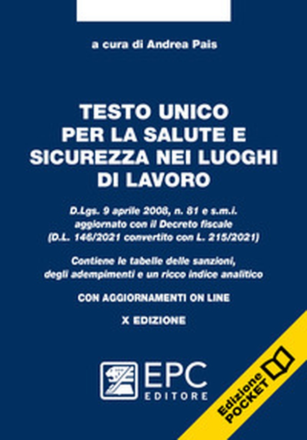 Testo unico per la salute e sicurezza nei luoghi di lavoro - Librerie.coop Testo unico per la salute e sicurezza nei luoghi di lavoro - Librerie.coop