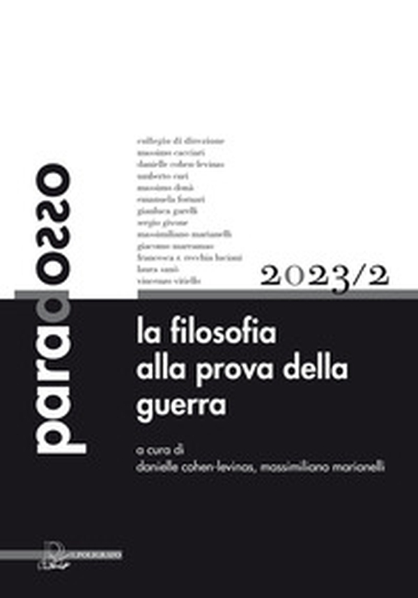Paradosso. Rivista di filosofia - Vol. 2 - Librerie.coop Paradosso. Rivista di filosofia - Vol. 2 - Librerie.coop