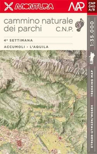 Trekking Map. Cammino naturale dei parchi. 4ª settimana: Accumoli - L'Aquila - Librerie.coop