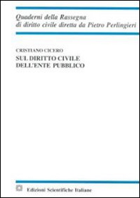 Sul diritto civile dell'ente pubblico - Librerie.coop