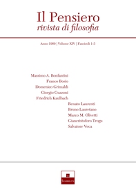 Il Pensiero (1969/1-2) - Librerie.coop