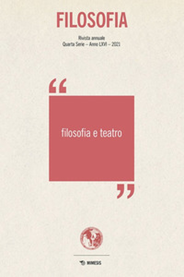 Filosofia. Filosofia e teatro - Librerie.coop Filosofia. Filosofia e teatro - Librerie.coop