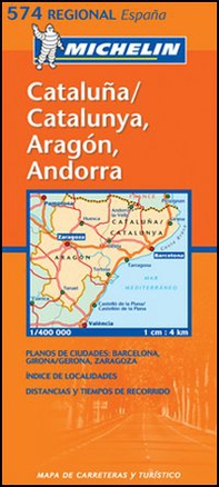 Aragôn, Cataluña 1:400.000 - Librerie.coop