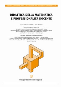 Didattica della matematica e professionalità docente. Atti convegno matematica cspt. 2019 - Librerie.coop