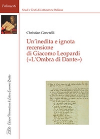 Un'inedita e ignota recensione di Giacomo Leopardi («L'ombra di Dante») - Librerie.coop