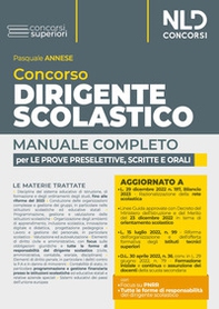 Concorso dirigente scolastico. Manuale completo per le prove preselettive, scritte e orali - Librerie.coop