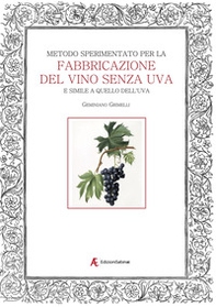 Metodo sperimentato per la fabbricazione del vino senza uva. E simile a quello dell'uva - Librerie.coop