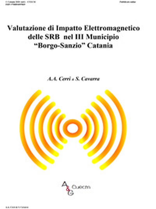 Valutazione di impatto elettromagnetico delle SRB nel III Municipio «Borgo-Sanzio» Catania - Librerie.coop