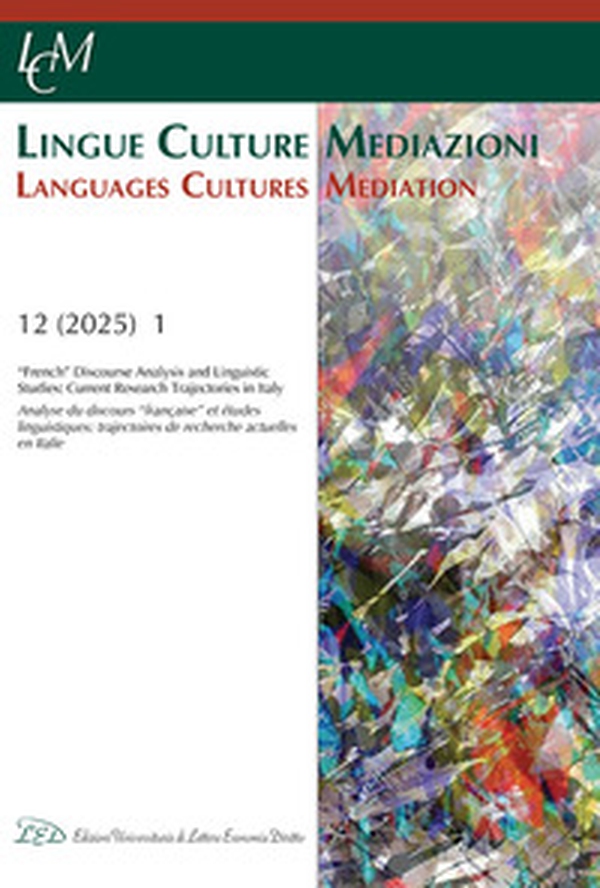 Lingue culture mediazioni (LCM Journal) - Vol. 12.1 - Librerie.coop