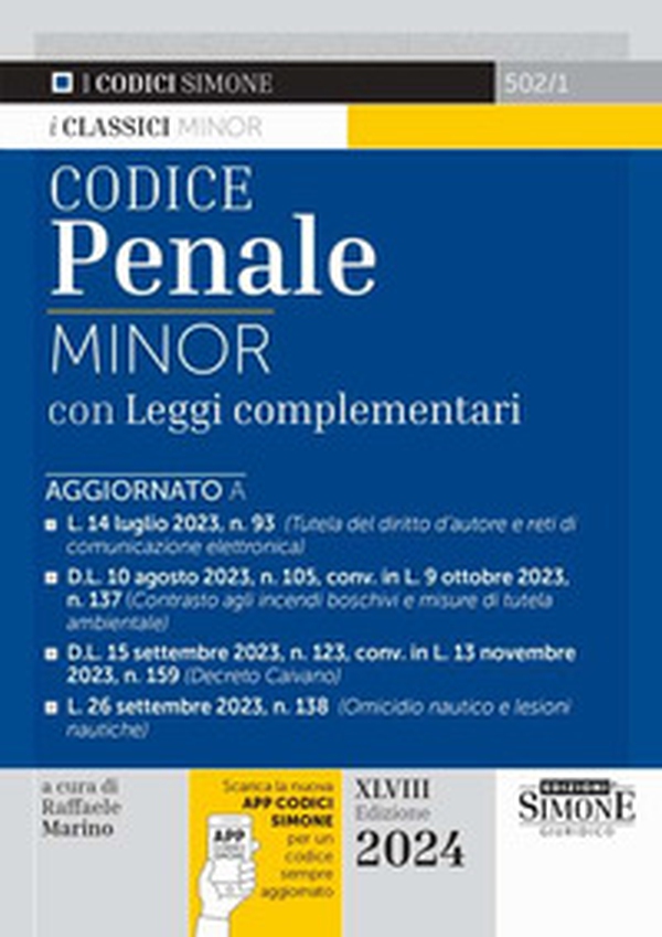 Codice penale. Leggi complementari - Librerie.coop Codice penale. Leggi complementari - Librerie.coop