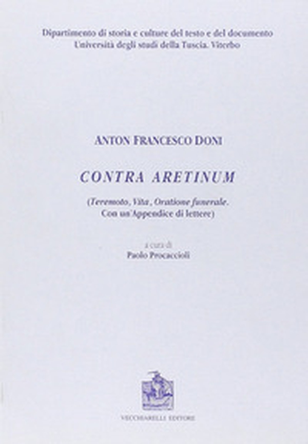 Contra Aretinum - Librerie.coop Contra Aretinum - Librerie.coop