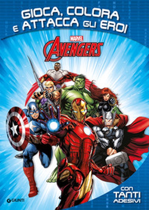 Avengers. Gioca, colora e attacca gli eroi. Con adesivi - Librerie.coop Avengers. Gioca, colora e attacca gli eroi. Con adesivi - Librerie.coop