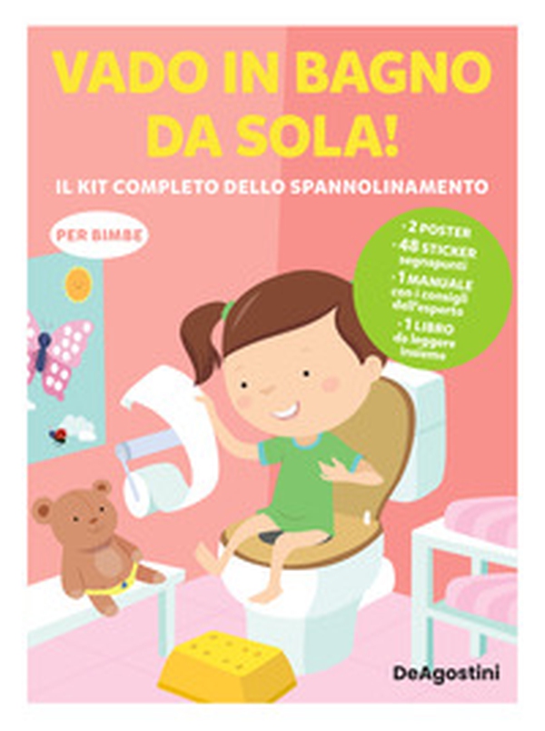 Vado in bagno da sola! Il kit completo dello spannolinamento. Con adesivi - Librerie.coop Vado in bagno da sola! Il kit completo dello spannolinamento. Con adesivi - Librerie.coop