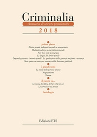 Criminalia. Annuario di scienze penalistiche - Librerie.coop