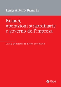 Bilanci, operazioni straordinarie e governo dell'impresa - Librerie.coop