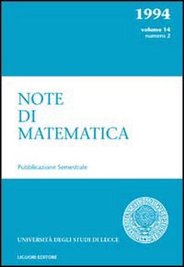 Note di matematica - Librerie.coop Note di matematica - Librerie.coop