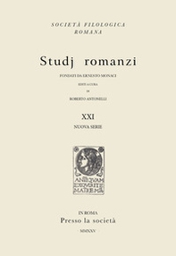 Studj romanzi. Nuova serie - Vol. 22 - Librerie.coop