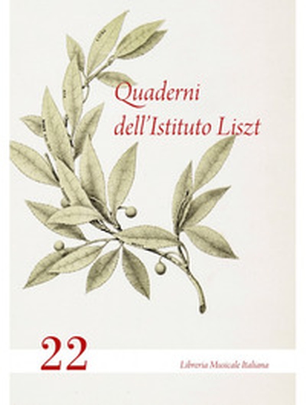 Quaderni dell'Istituto Liszt - Vol. 22 - Librerie.coop Quaderni dell'Istituto Liszt - Vol. 22 - Librerie.coop