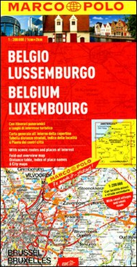 Belgio, Lussemburgo 1:200.000 - Librerie.coop
