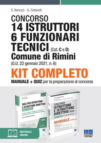 Concorso 14 Istruttori 6 Funzionari tecnici (Cat. C e D) Comune di Rimini (G.U. 22 gennaio 2021, n. 6). Kit completo - Librerie.coop