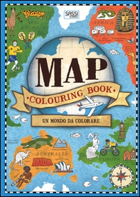 Map colouring book. Un mondo da colorare - Librerie.coop