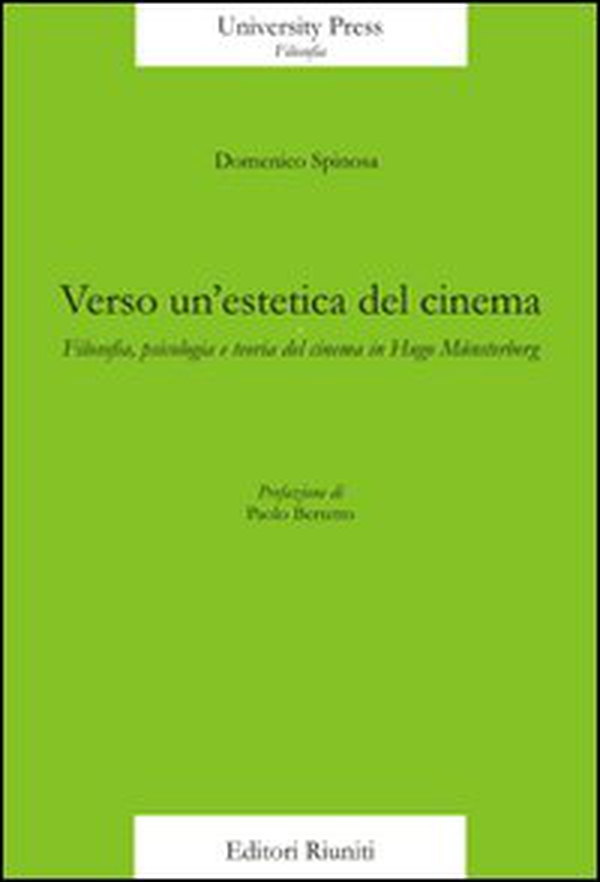 Verso un'estetica del cinema - Librerie.coop Verso un'estetica del cinema - Librerie.coop