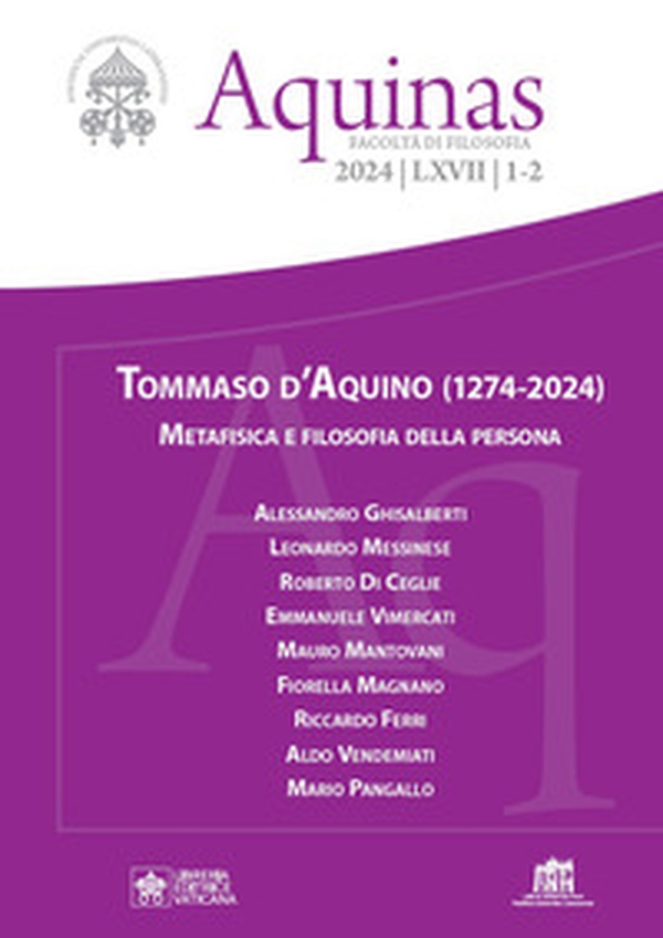 Aquinas - Vol. 1-2 - Librerie.coop