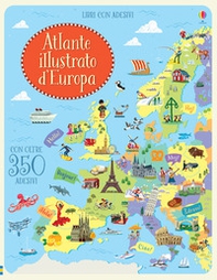 Atlante d'Europa. Con adesivi - Librerie.coop