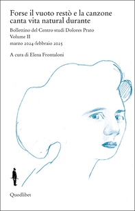 Forse il vuoto restò e la canzone canta vita natural durante - Librerie.coop