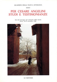 Per Cesare Angelini. Studi e testimonianze - Librerie.coop