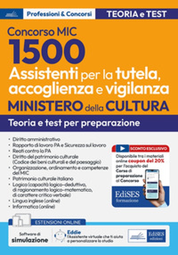 Concorso MIC 1500 assistenti tutela accoglienza vigilanza - Librerie.coop Concorso MIC 1500 assistenti tutela accoglienza vigilanza - Librerie.coop