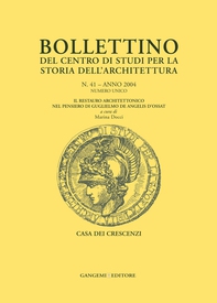 Bollettino del Centro di Studi per la Storia dell'Architettura n. 41/2004  - Numero unico - Librerie.coop Bollettino del Centro di Studi per la Storia dell'Architettura n. 41/2004  - Numero unico - Librerie.coop