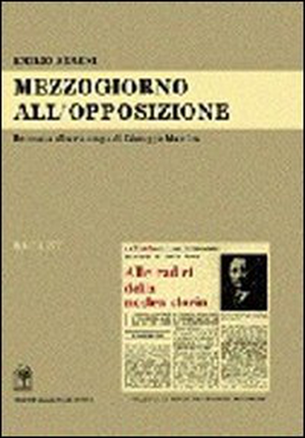Mezzogiorno all'opposizione - Librerie.coop Mezzogiorno all'opposizione - Librerie.coop