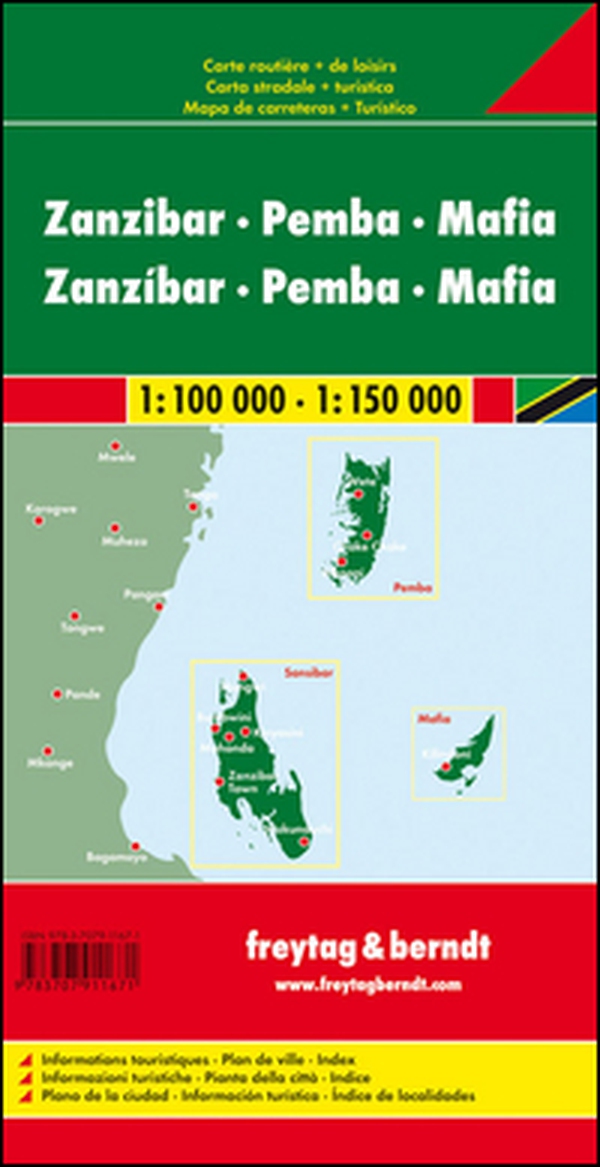 Zanzibar. Pemba. Mafia 1:100.000 - Librerie.coop Zanzibar. Pemba. Mafia 1:100.000 - Librerie.coop
