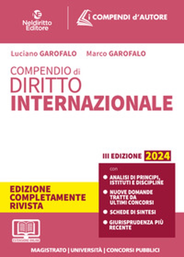 Compendio di diritto internazionale pubblico 2024 - Librerie.coop Compendio di diritto internazionale pubblico 2024 - Librerie.coop