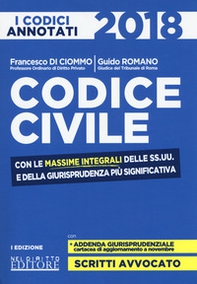 Codice civile. Con le massime integrali delle SS.UU. e della giurisprudenza più significativa - Librerie.coop