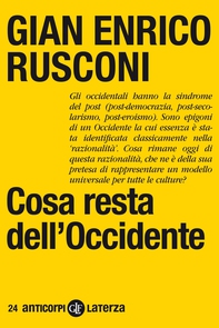 Cosa resta dell'Occidente - Librerie.coop Cosa resta dell'Occidente - Librerie.coop