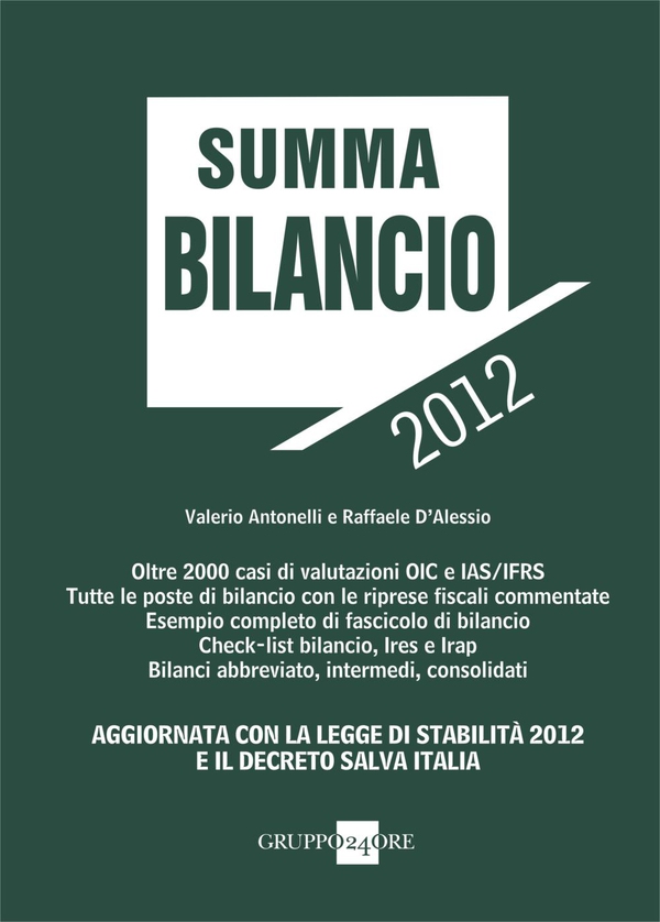 Summa bilancio - Librerie.coop Summa bilancio - Librerie.coop