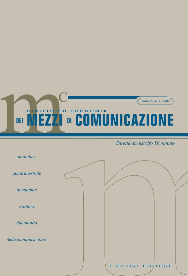 Diritto ed economia dei mezzi di comunicazione - Librerie.coop Diritto ed economia dei mezzi di comunicazione - Librerie.coop