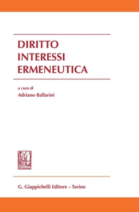 Diritto interessi ermeneutica - Librerie.coop