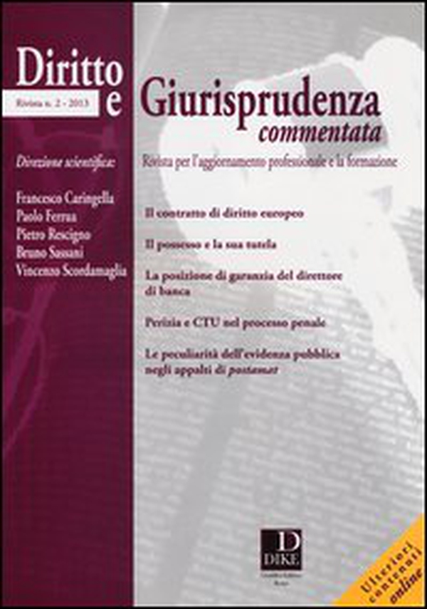 Diritto e giurisprudenza commentata - Vol. 2 - Librerie.coop Diritto e giurisprudenza commentata - Vol. 2 - Librerie.coop