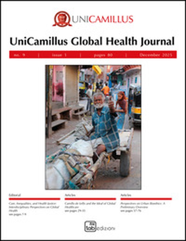 UGHJ. UniCamillus Global Health Journal - Vol. 9 - Librerie.coop