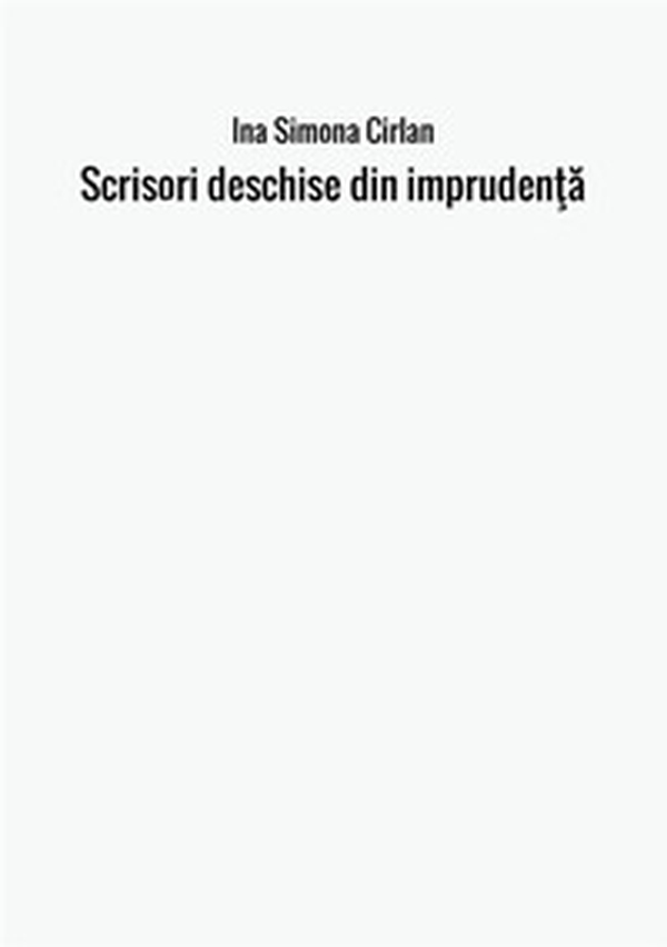 Scrisori deschise din impruden?a - Librerie.coop