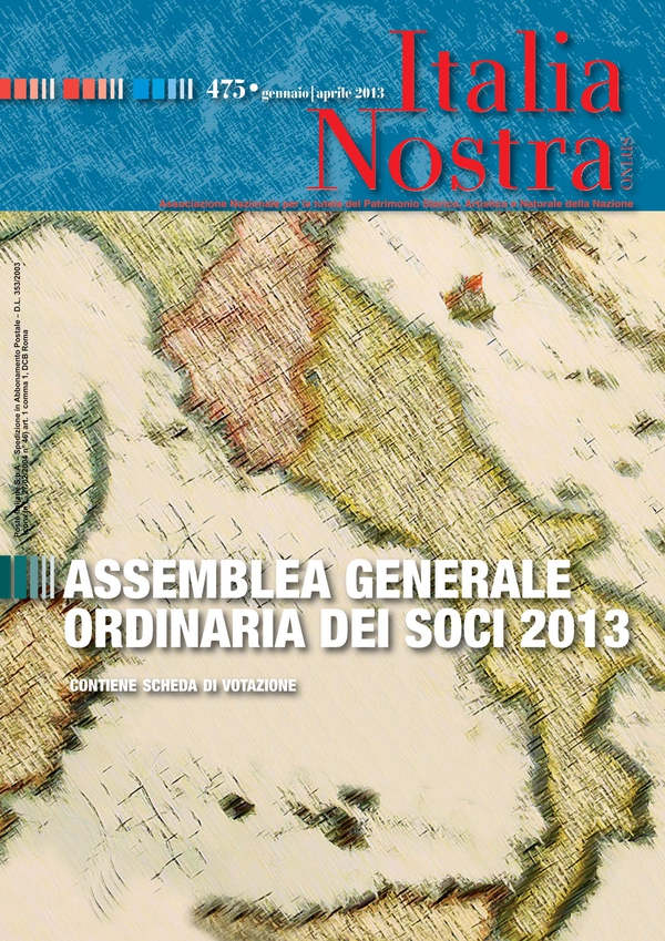 Italia Nostra 475 gen-apr 2013 - Librerie.coop Italia Nostra 475 gen-apr 2013 - Librerie.coop
