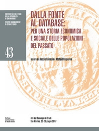 Dalla fonte al database: per una storia economica e sociale delle popolazioni del passato - Librerie.coop