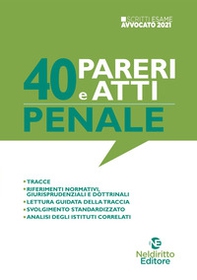 40 pareri e atti. Penale - Librerie.coop 40 pareri e atti. Penale - Librerie.coop