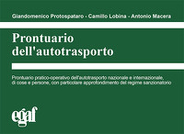 Prontuario dell'autotrasporto - Librerie.coop Prontuario dell'autotrasporto - Librerie.coop