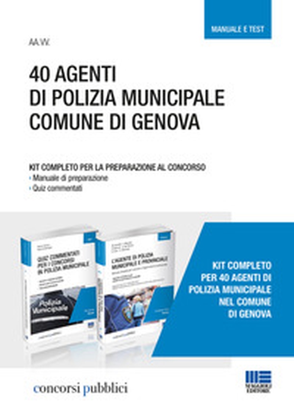 Kit 40 agenti di polizia municipale comune di Genova - Librerie.coop Kit 40 agenti di polizia municipale comune di Genova - Librerie.coop