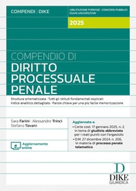 Compendio di diritto processuale penale 2025 - Librerie.coop