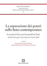 La separazione dei poteri nello Stato contemporaneo - Librerie.coop